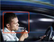 驾驶抽烟行为检测